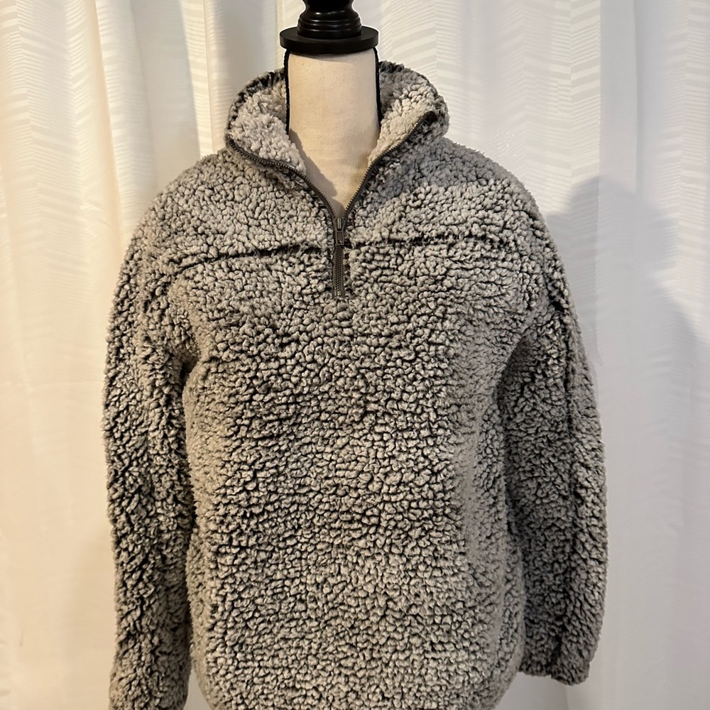 Quarter-zip Sherpa